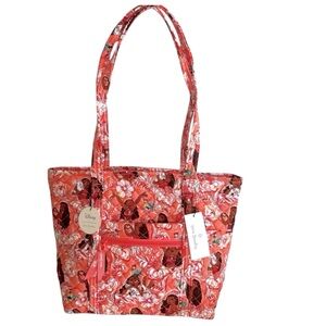 Vera Bradley Disney Small Vera Tote Bag Moana w/Pua & Hei